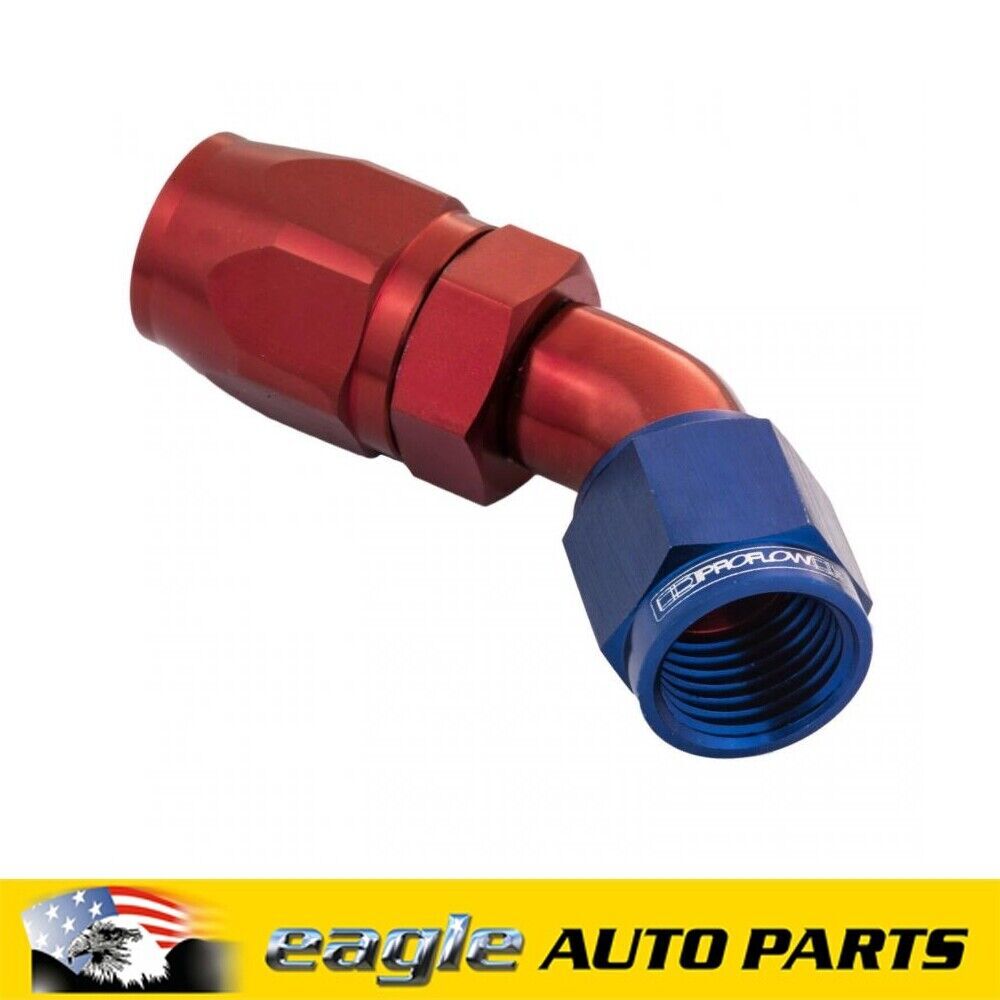 PFE Fittings 45 Degree Cutter Fitting Hose End -06AN Blue/Red  # PFE502-06