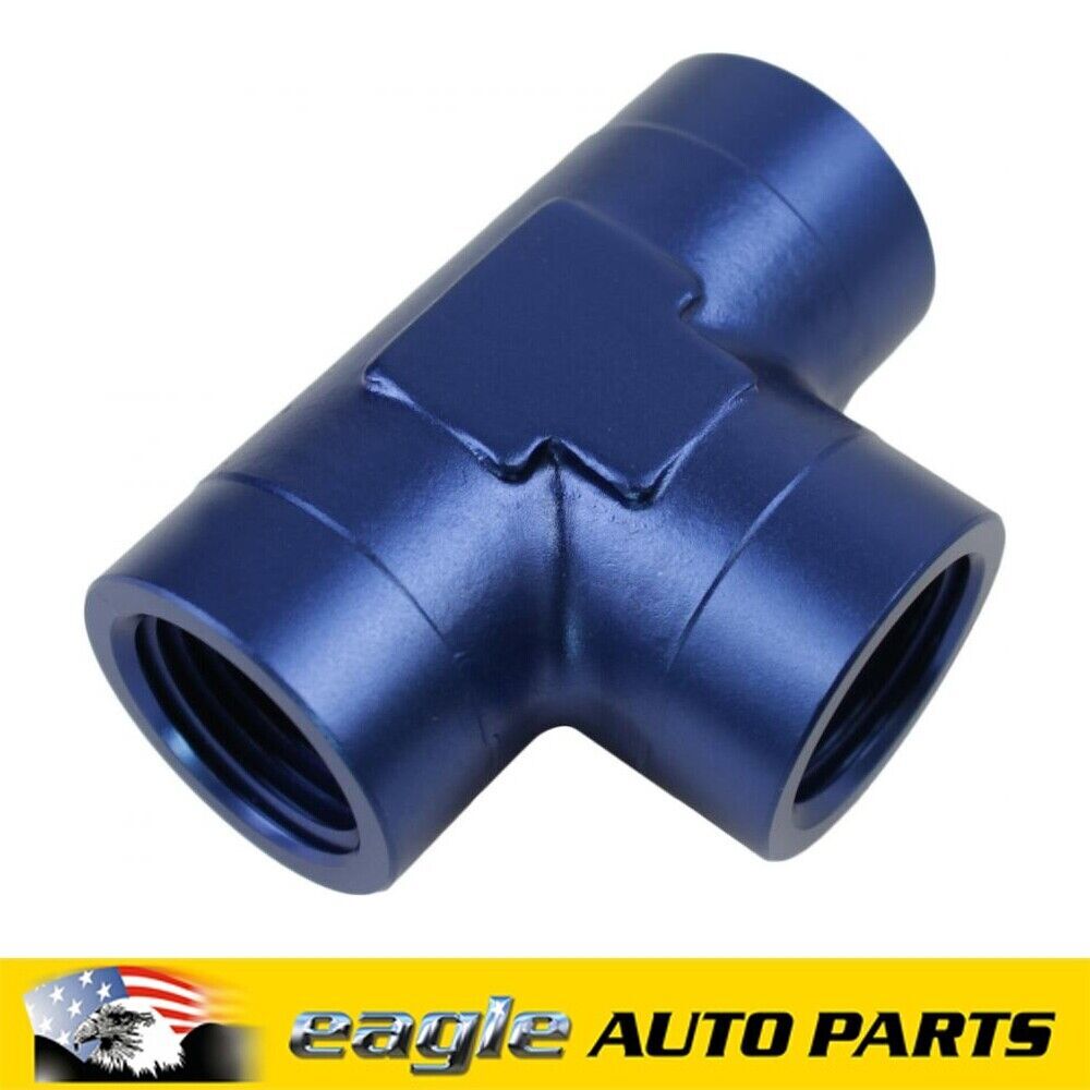 PFE Fittings Female Fitting Pipe Tee 3/8" NPT Blue  # PFE917-06