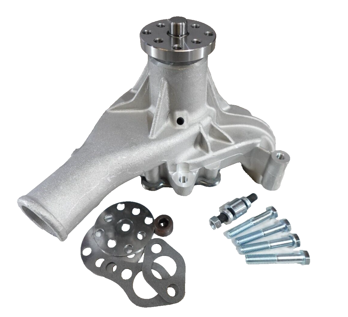 Chev 350 Cast Aluminium Ultra Cool Water Pump Satin Alloy LWP # PFEWP-9240