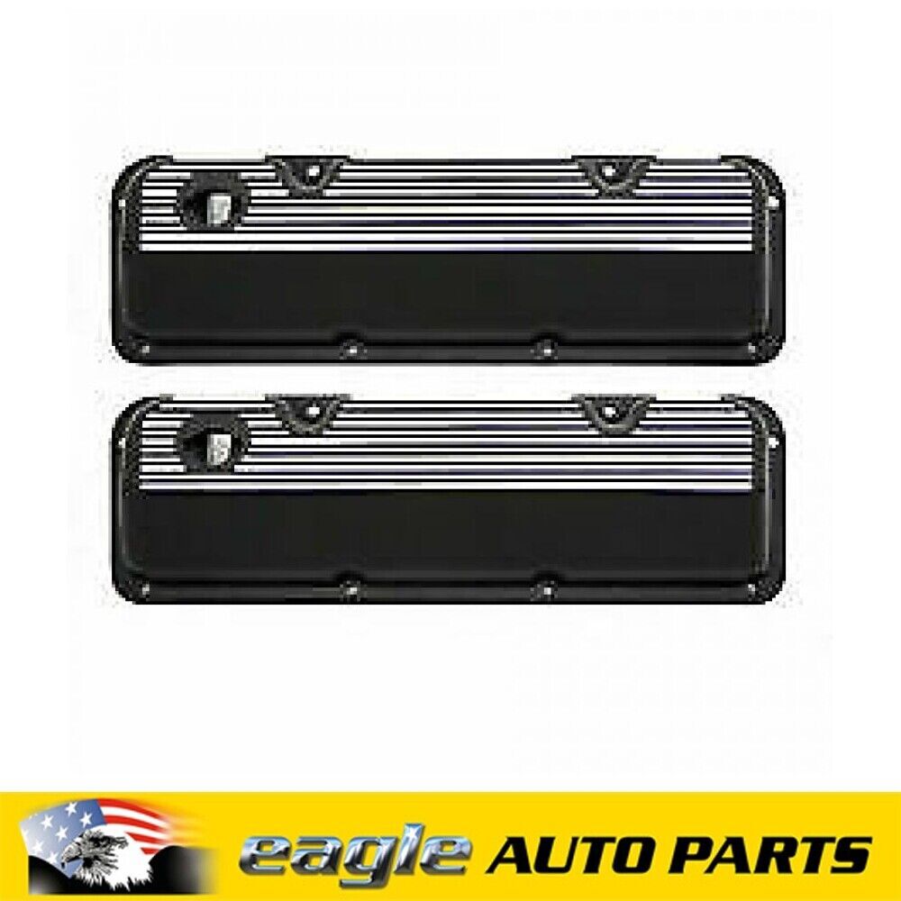 Ford 302 351 Cleveland Standard Height Aluminum Rocker Covers  # R7639