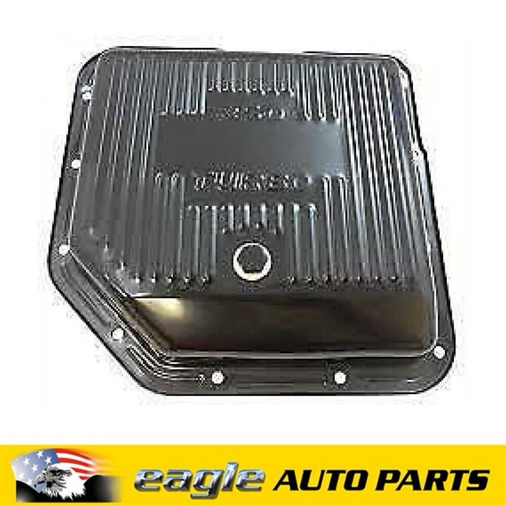 GM CHEV TURBO 350 TRANSMISSION OIL PAN BLACK STANDARD SIZE # R9122BK