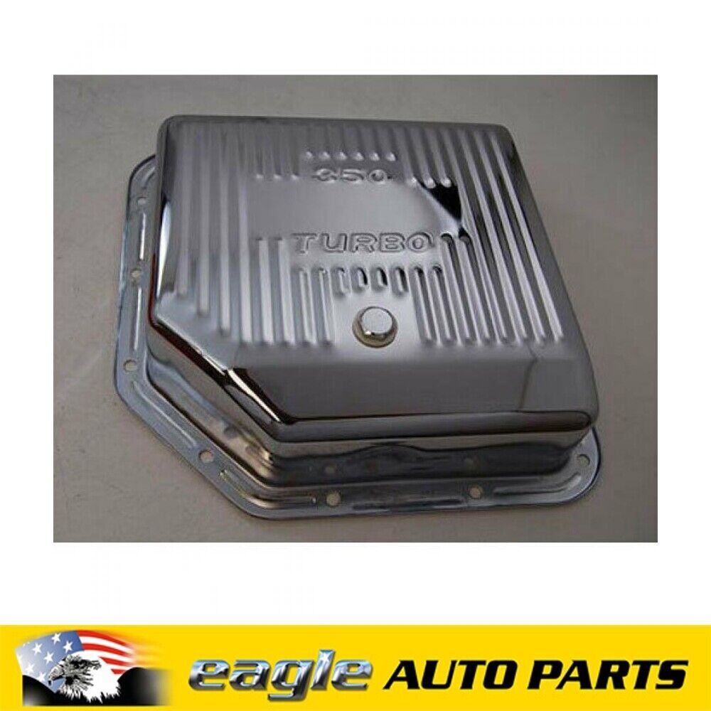 CHROME GM TURBO 350 T350 DEEP TRANSMISSION PANS # R9198