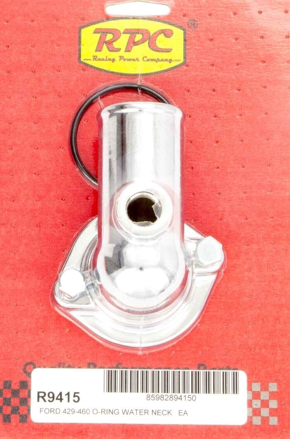 Ford 302 351 Cleveland 429 460 O-Ring Style Chrome Thermostat Housing # R9415