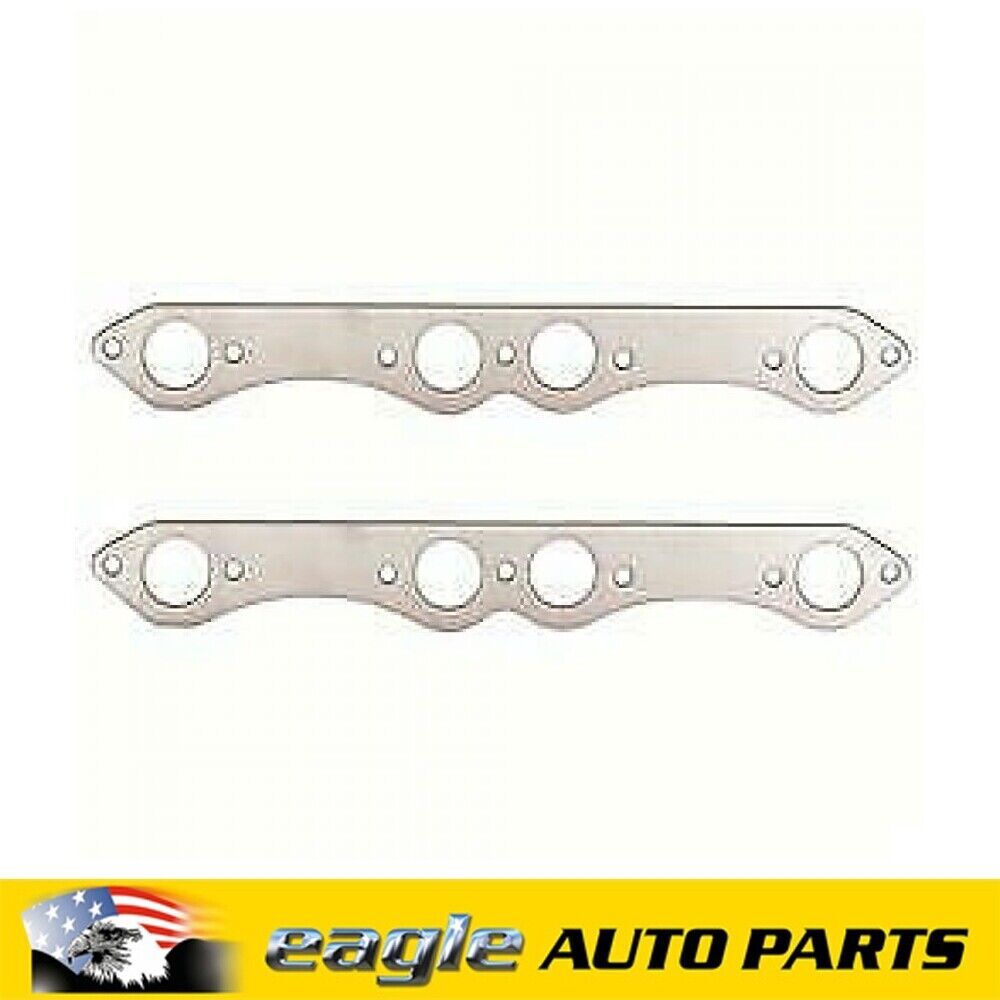 Ford V8 256 - 312 Remflex Exhaust Manifold Gaskets Round Port # REM3020