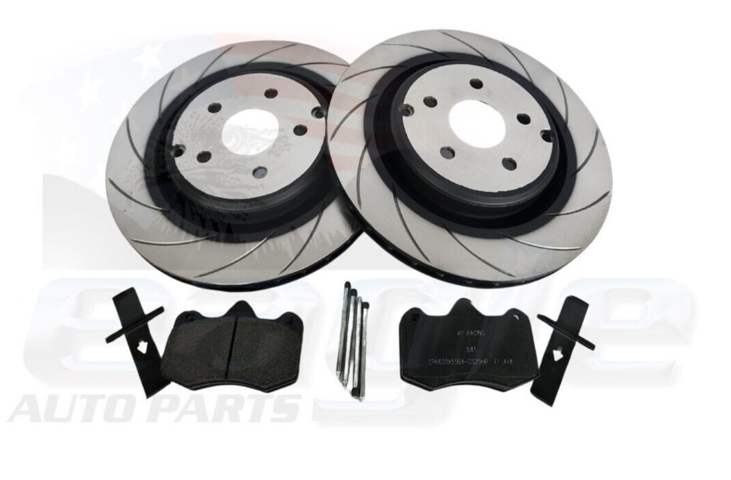 HSV VE AP 6 Piston Rear Disc Brake Rotors & Brake Pad Kit Genuine # SPZ-300312