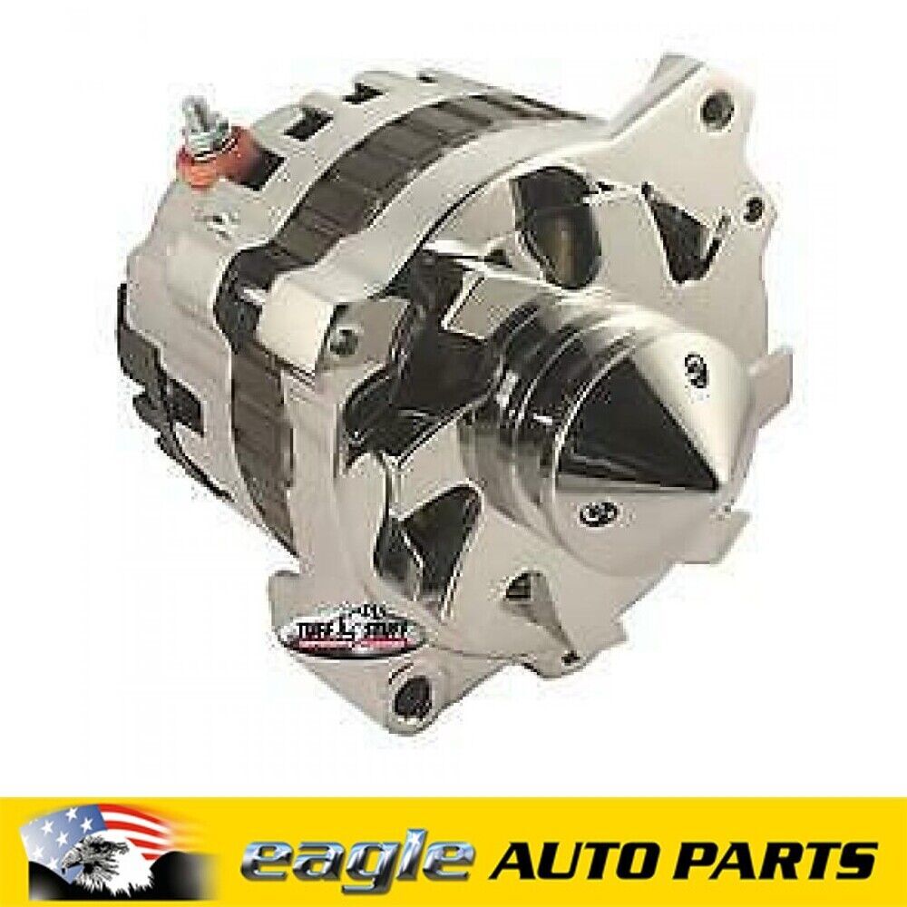 Chev GM Tuff Stuff Silver Bullet Alternator 160amp 1 Wire # TUFF-7866ABULL