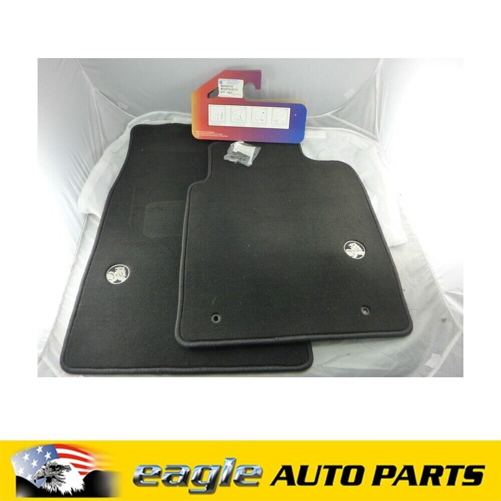 HOLDEN VECTRA 03 - 05 FRONT FLOOR MAT SET ANTHRACITE GENUINE # 92145319